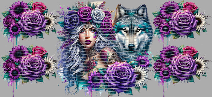 16oz Sunflower Girl-SU-505